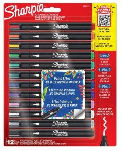Markery akrylowe 12szt, Sharpie