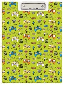 Teczka z klipem A4 z nadrukiem pady, Biurfol