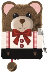 Pamiętnik z kłódką włochacz A5 96k My Little Friend Teddy Bear, St.Majewski