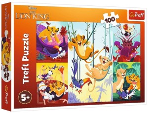 Puzzle 100-el. Courageous Lion King 16478, Trefl