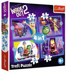 Puzzle 4w1 Emotions rule 34652, Trefl