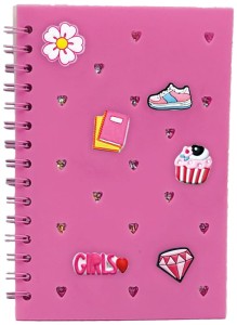 Notatnik z wpinkami różowy, Stnux