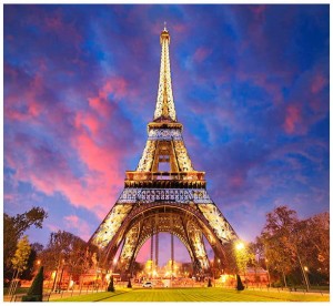 Mozaika diamentowa 30x40cm Eiffla 2, Craft Fun