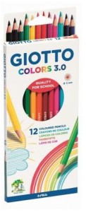Kredki 12-kol. Colors 3.0, Giotto