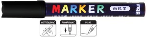 Marker akrylowy 1-2mm, czarny APL900-9, M&G