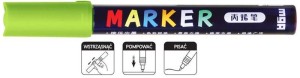 Marker akrylowy 1-2 mm, zielony żółtawy APL503-51, M&G