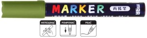 Marker akrylowy 1-2 mm, zielony oliwkowy APL511-56, M&G