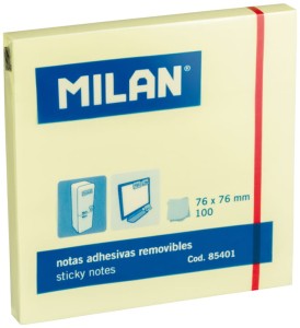 Notes s-prz.75x75 op.100szt, Milan