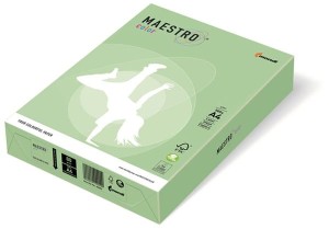 Papier ksero kolorowy A4 160g. zielony MG28, Maestro color 250ark