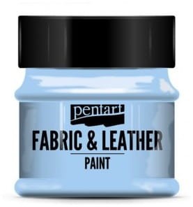 Farba do tkanin i skór 50ml niebieskie niebo, Pentart