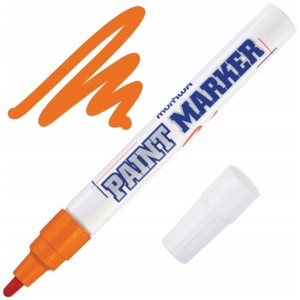 Marker olejowy 4 mm pomarańczowy, MunHwa