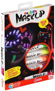 Kredki do twarzy, MaskUP, 6-kol. Neon, Carioca