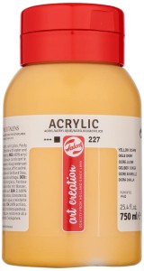Farba akrylowa 750ml Yellow Ochre 227 Art Creation, Talens