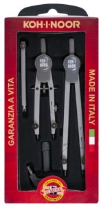 Cyrkiel zestaw 5 el. H9222N, Koh-I-Noor