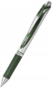 Pióro kulkowe EnerGel automat. 0.7 mm BL77-D3X ziel.ciemny, Pentel