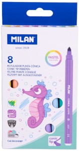 Flamastry 8-kol.pastel, Milan