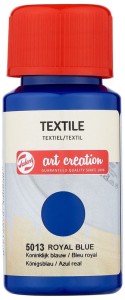 Farba do tkanin Textile Colour 50ml Royal Blue 5013, Talens