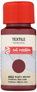 Farba do tkanin Textile Colour 50ml Rusty Brown 4023, Talens