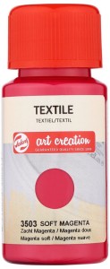 Farba do tkanin Textile Colour 50ml Soft Magenta 3503, Talens