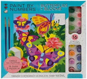 Malowanie po numerkach Motyle, Stnux