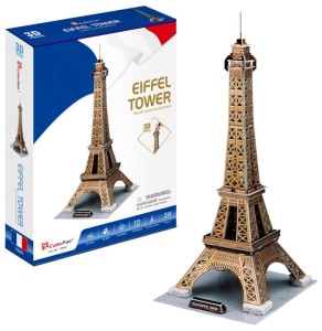 Puzzle 3D Wieża Eiffla - C044H, Cubic Fun