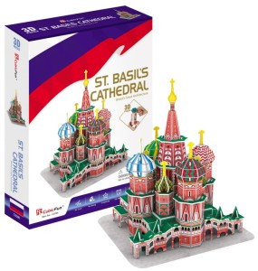 Puzzle 3D Katedra Św. Bazyla- C239H, Cubic Fun
