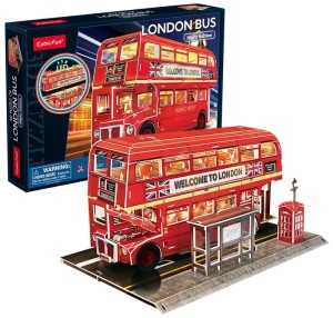 Puzzle 3D Londyński Autobus, Cubic Fun
