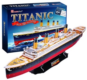 Puzzle 3D Statek Titanic -T4011H, Cubic Fun