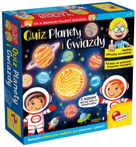 Gra I"m a genius quiz Planety i gwiazdy, Lisciani