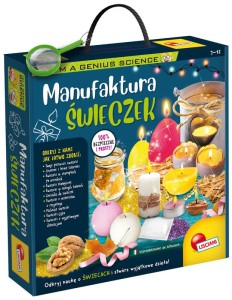 Zestaw naukowy I"m genius Manufaktura świeczek, Lisciani