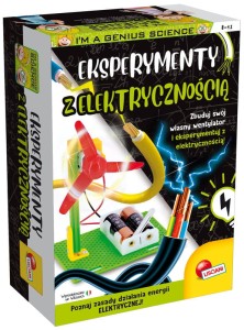 Zestaw naukowy I"m a genius eksperymenty z elektrycznością, Lisciani