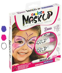 Kredki do twarzy 3-kol. MaskUP Princess (43049), Carioca