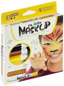 Kredki do twarzy 3-kol. MaskUP Animals (43048), Carioca