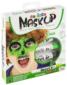 Kredki do twarzy 3-kol. MaskUP Monster (43051), Carioca