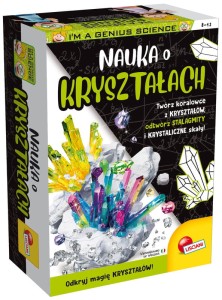 Zestaw naukowy I"m a genius Nauka o kryształach, Lisciani