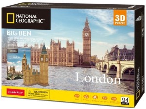 Puzzle 3D National Geographic Big Ben, Cubic Fun