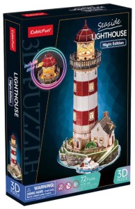 Puzzle 3D Latarnia (Wersja Nocna), Cubic Fun