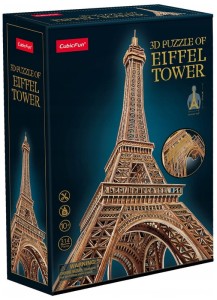 Puzzle 3D Wieża Eiffla, Cubic Fun