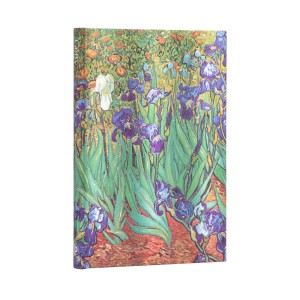 Notes Van Gogh`s Irises Midi gładki, Paperblanks