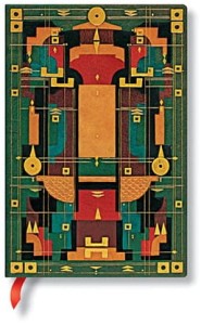 Notes Sybil Pye Bindings Lion"s Den Mini w linię 176 str., Paperblanks