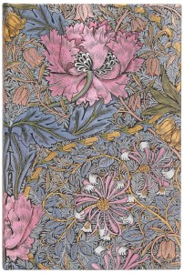 Notes William Morris Morris Pink Honeysuckle Mini w linię, Paperblanks