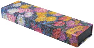 Piórnik zamykany na magnes Monet"s Chrysanthemums, Paperblanks