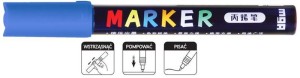 Marker akrylowy 1-2 mm, niebieski APL600-3, M&G