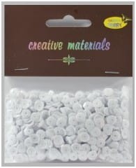 Cekiny 6mm, 20g białe, Galeria Hobby