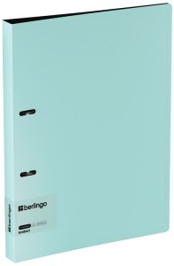 Segregator 2-ringowy Instinct, 35mm, z wewnętrzną kieszonką, niebieski, Berlingo