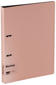 Segregator 2-ringowy Instinct, 35mm, z wewnętrzną kieszonką, różowy, Berlingo