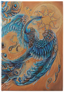 Notes Skybird Midi w linię, Paperblanks