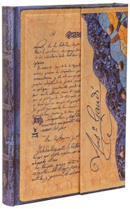 Notes Midi w linie w linie Gaudi, The Manuscript of Reus, Paperblanks