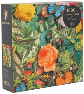 Puzzle 1000 el. 50 x 70 cm Nature Montages Butterfly Garden, Paperblanks