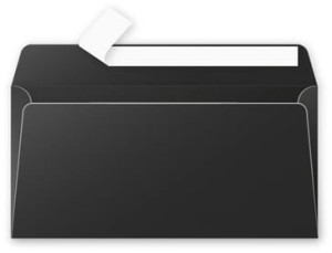 Koperty DL 110x220 czarny POLLEN 5835 20szt.